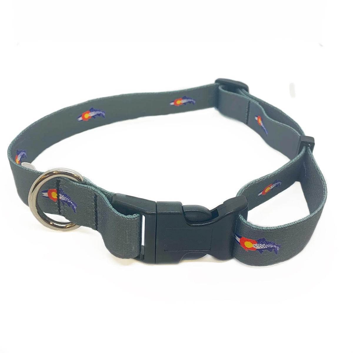 RepYourWater Dog Collar in Colorado Clarkii